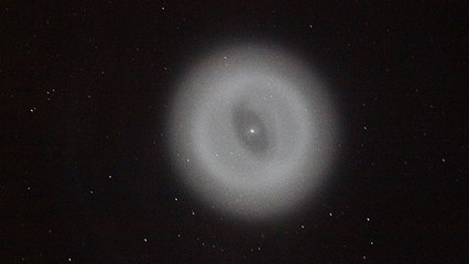 Un mystérieux halo blanc observé dans le ciel de la Réunion