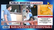 SB 2420 o Marawi Siege victims Compensation Act, pasado na sa ikatlo at huling pagbasa sa Senado