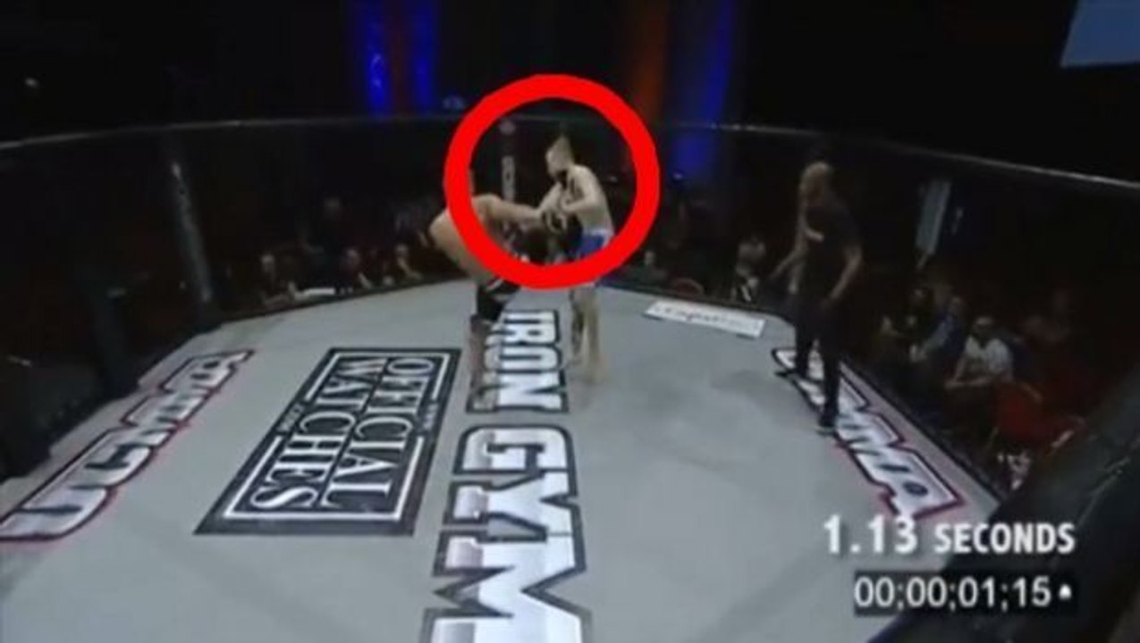 MMA: In nur 1,1 Sekunden! Der schnellste K. o. der Geschichte