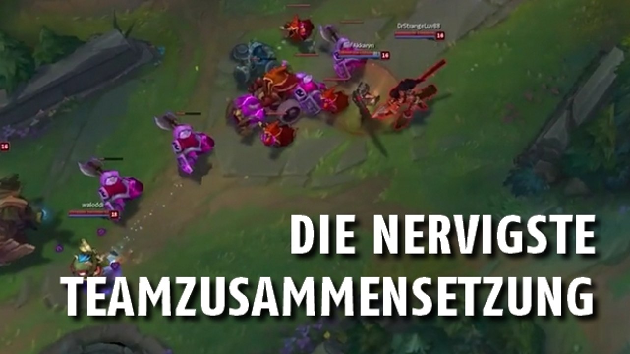 League of Legends: Die nervigste Teamzusammensetzung aller Zeiten