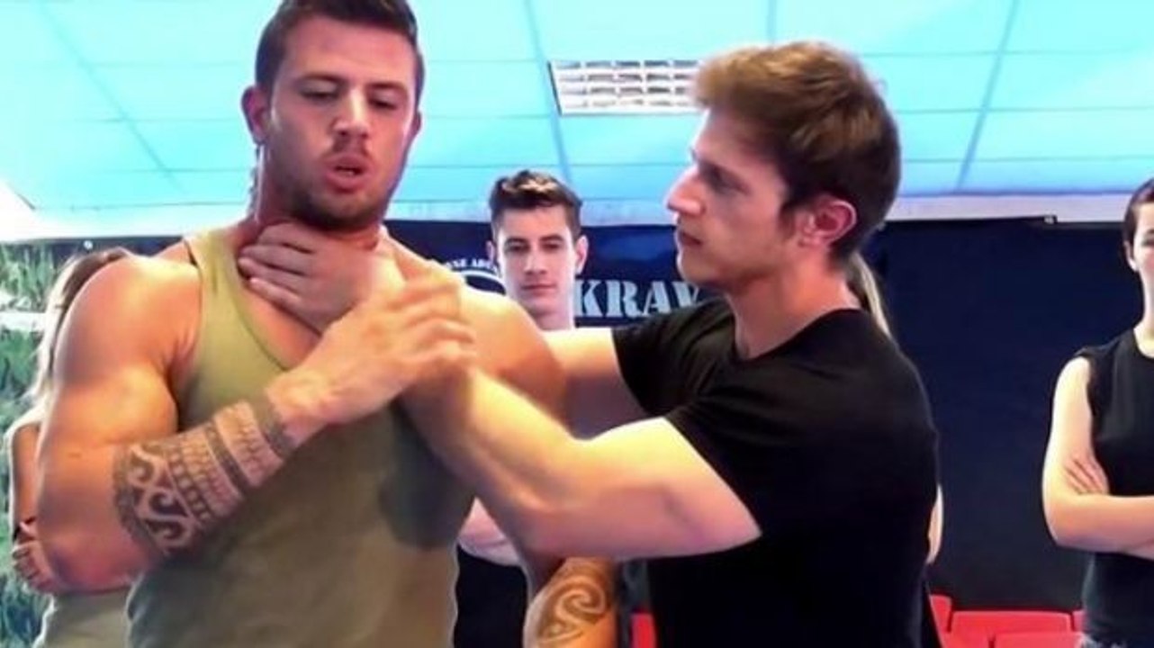 Krav Maga: Selbstverteidigungstechnik gegen einen Würgegriff