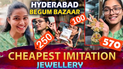 Cheapest imitation Jewellery Collection | Begum Bazar Shopping | Priya's Studio | Priya Inturu 