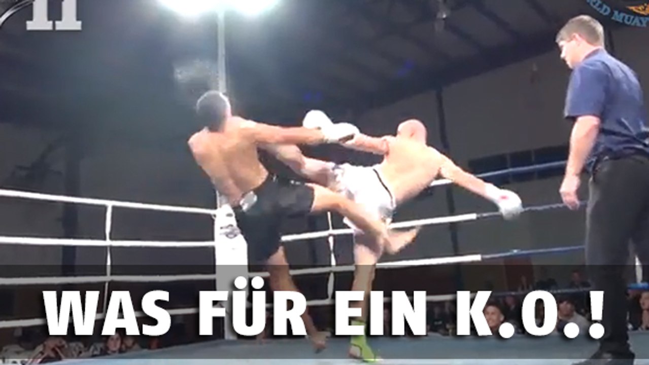Muay Thai: Dejan Ross verpasst Daniel Valvsaga den K.o. des Jahres