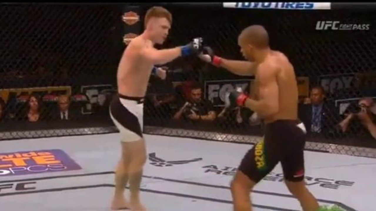 Felder gratuliert Barboza für den schönen Tritt, den er im UFC gegen ihn angewandt hat