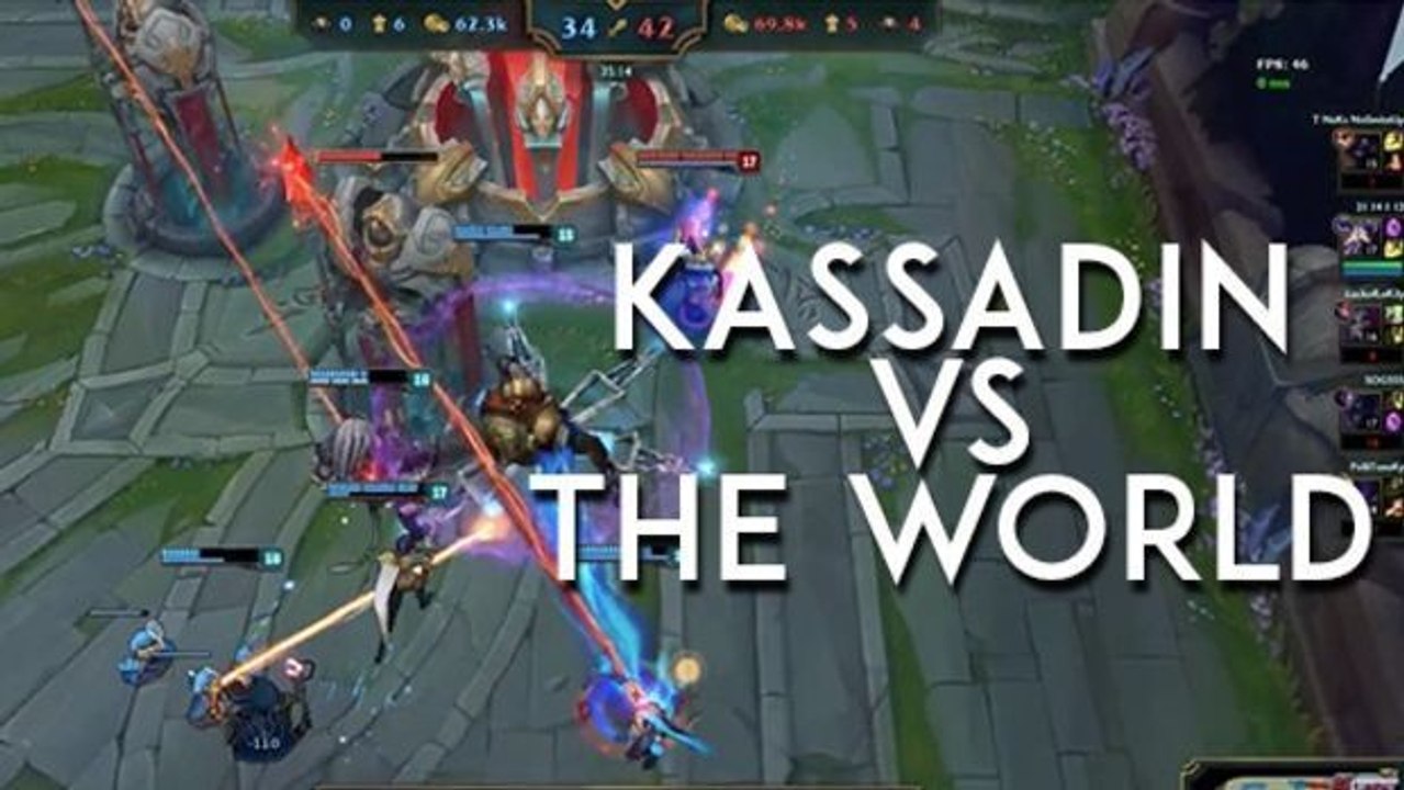 League of Legends: Er rettet im 1on5 mit Kassadin die Basis