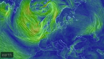 Une incroyable carte interactive des vents qui soufflent sur la Terre