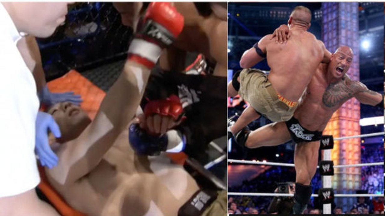 UFC: Luis Noguiera imitiert „The Rock“ und schafft den ersten „Rock Bottom“ der MMA-Geschichte