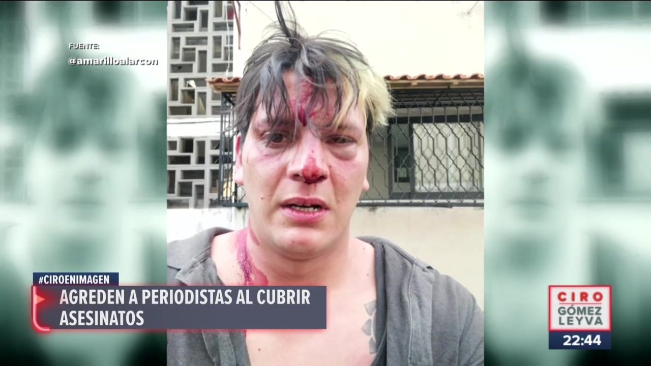 Agreden a periodistas mientras cubrían una balacera en Azcapotzalco