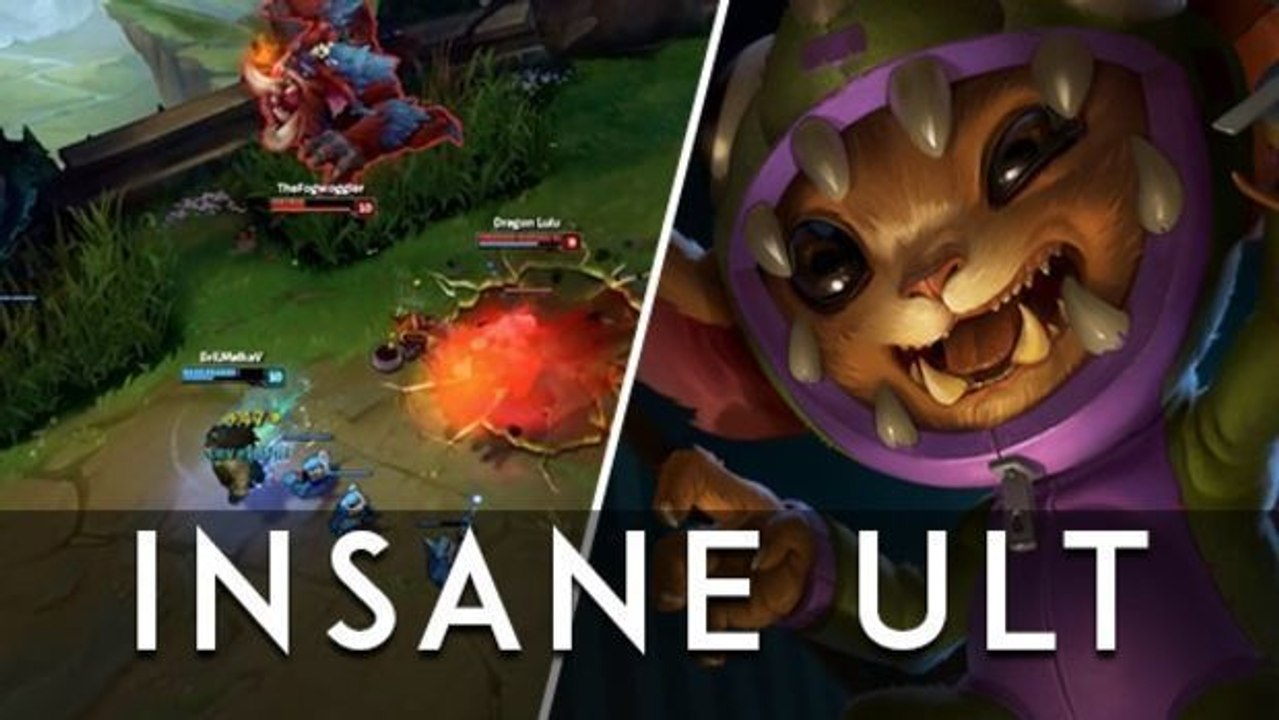 League of Legends: Dank einer zerstörerischen Ulti! Gnar bügelt Sions verpatzten Gank aus