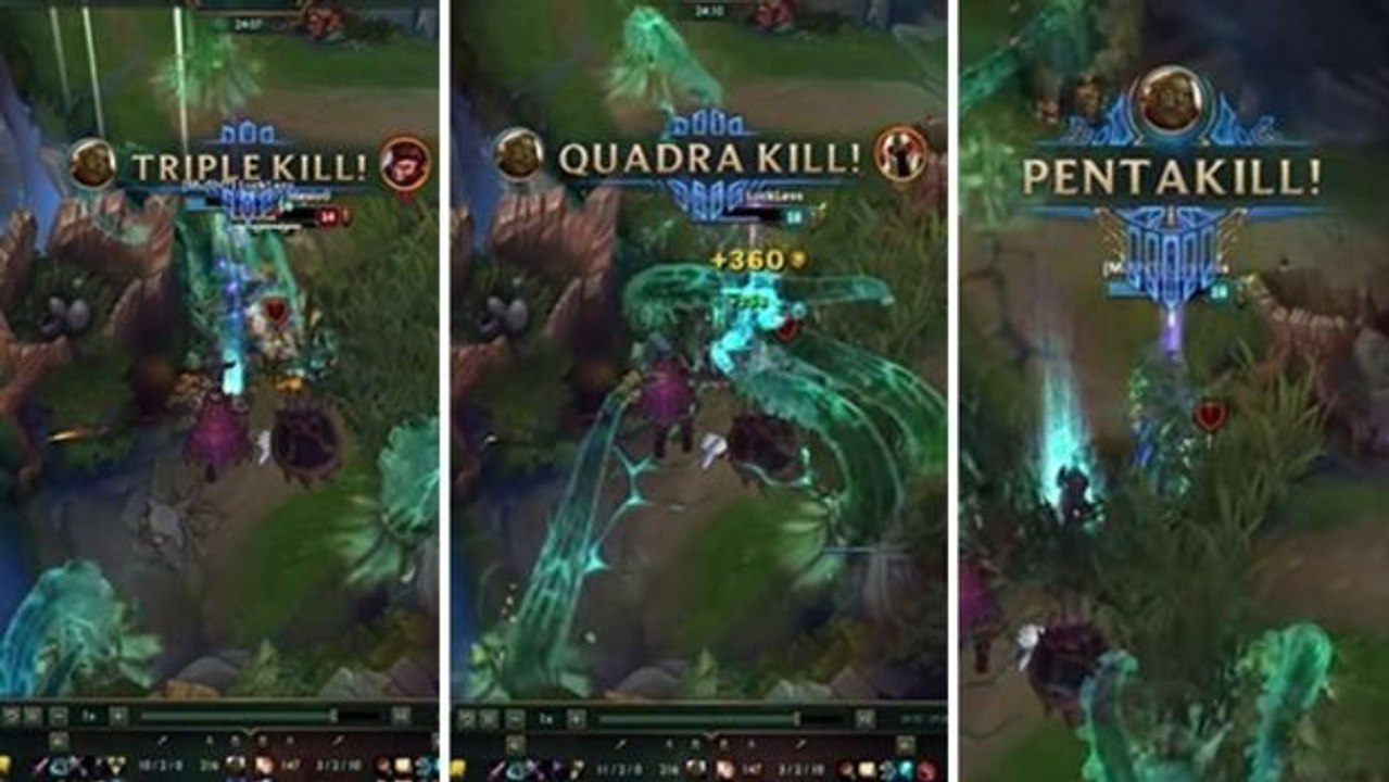 League of Legends: Illaoi mit einem ultraheftigen Pentakill im 1on5