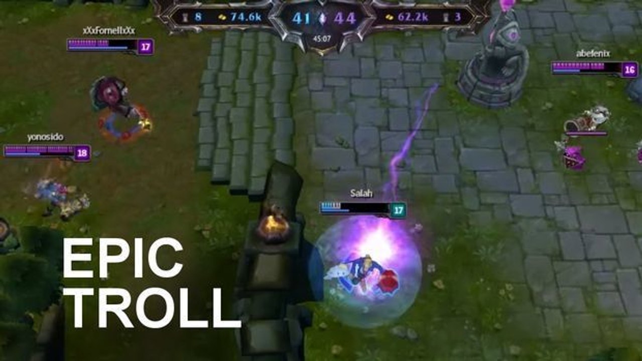 League of Legends: Janna mit der ultimativen Troll-Aktion