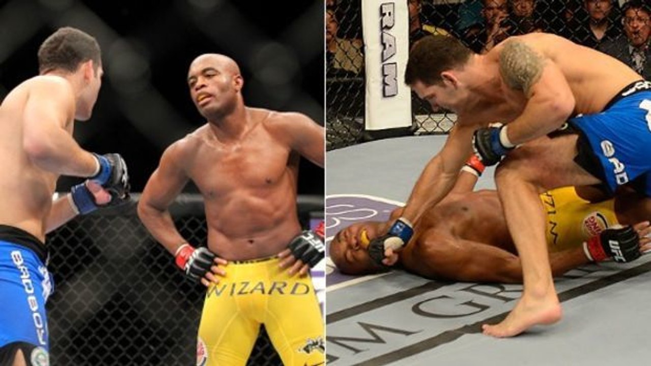 Anderson Silva wird von Chris Weidman wegen seiner Arroganz K.o. geschlagen
