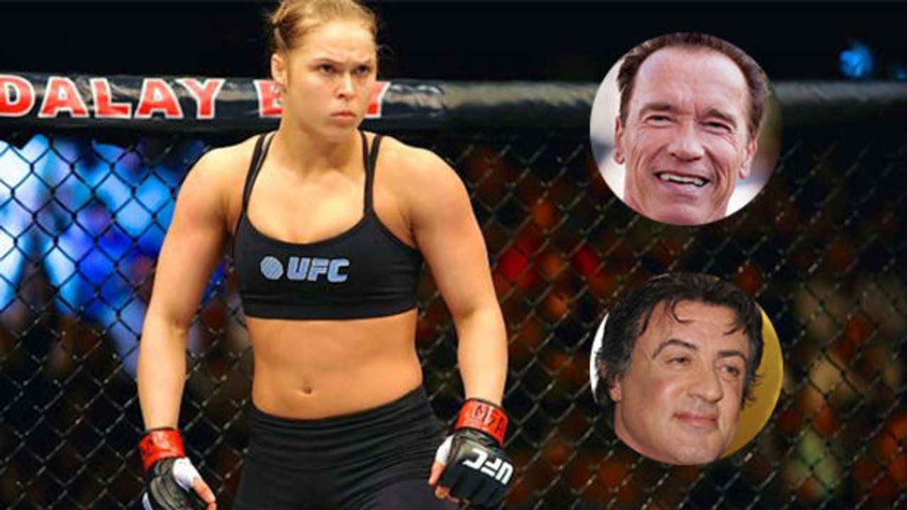 Ronda Rousey: Arnold Schwarzenegger und Sylvester Stallone sagen, was sie über die UFC-Meisterin denken