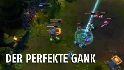League of Legends: Pantheon mit dem perfekten Gank!