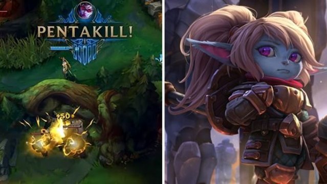 League of Legends: Dank Poppys neuer Ulti! Er hilft seinem Verbündeten bei einem Pentakill!