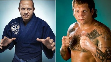 Feder Emelianenko trifft bei einem Sambo-Kampf auf seinen Bruder