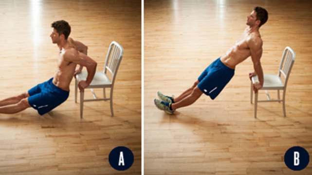 Für Zuhause und ohne Trainingsmaterial! 5 Übungen für einen starken Trizeps