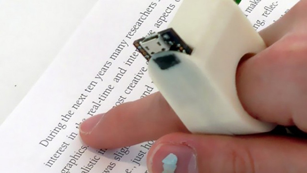 FingerReader, un ingénieux système pour aider les malvoyants à lire