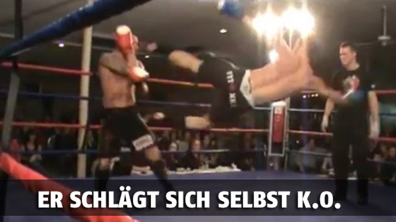 Muay Thai: Er schlägt sich selbst K.o.