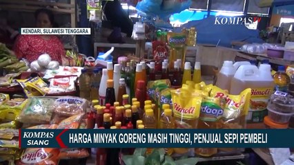 Harga Minyak di Pasar Kendari Masih Rp22 Ribu, Pasar Sepi Pembeli