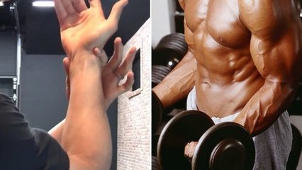 Wie kann man Schmerzen an Handgelenk und Vorderarm bei Curls vermeiden?