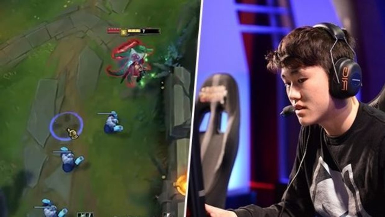 League of Legends: Ein Profi-Spieler lässt sich auf der Lane von Riven demütigen