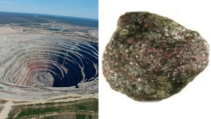 Une roche cachant 30 000 diamants découverte dans une mine en Russie