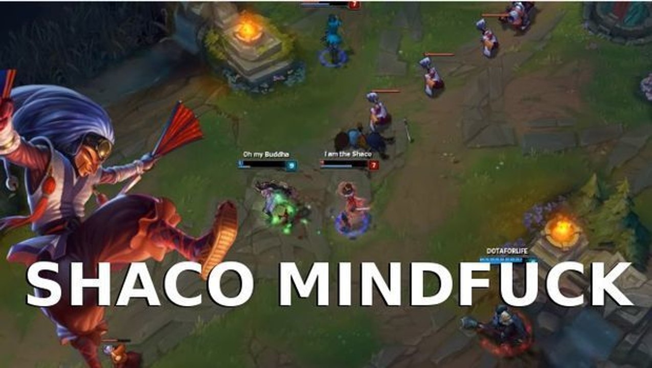 League of Legends: Shaco mit einem einfach Gank gegen Diana und Jax