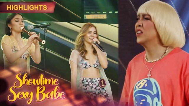 Vice lets Sexy Babes Jhade and Day collaborate in the talent portion | It’s Showtime Sexy Babe