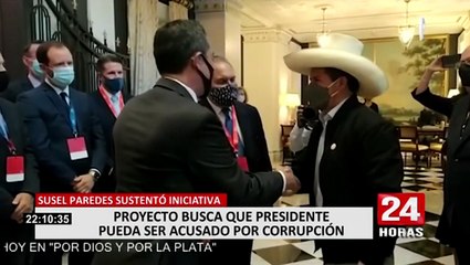 Partido Morado presentó proyecto de ley para que un presidente en funciones sea investigado por corrupción