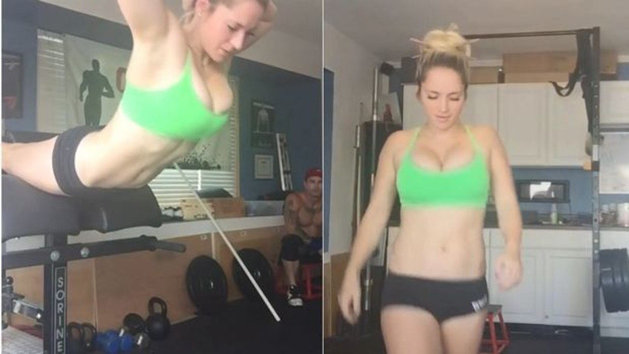 Allison Bishop hat für das Trainingsende eine heiße Überraschung für euch