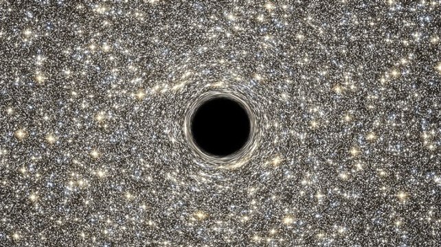 Un gigantesque trou noir découvert au milieu d'une galaxie naine