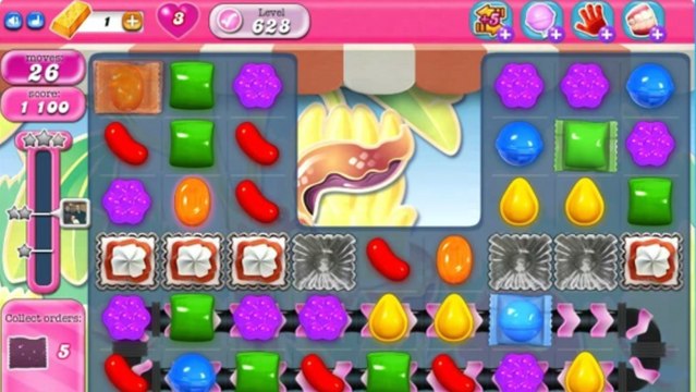 Candy Crush Saga Level 628: Lösung, Tipps und Tricks