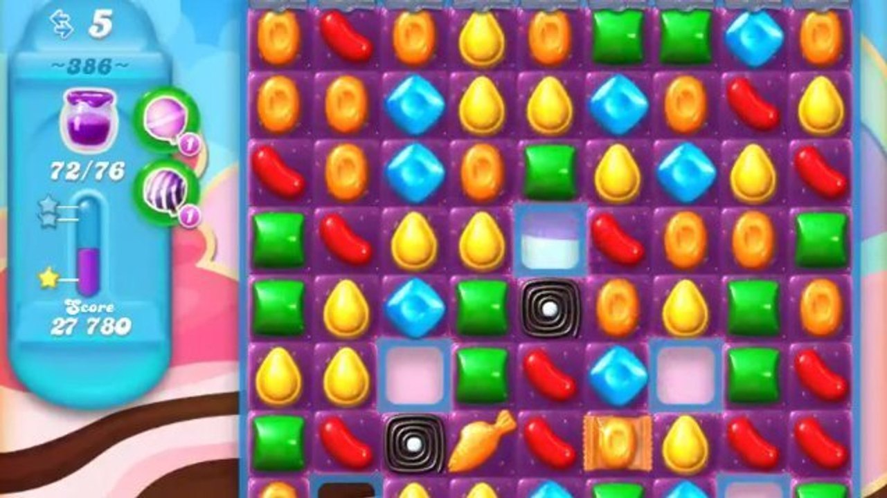 Candy Crush Soda Level 386: Lösung, Tipps und Tricks