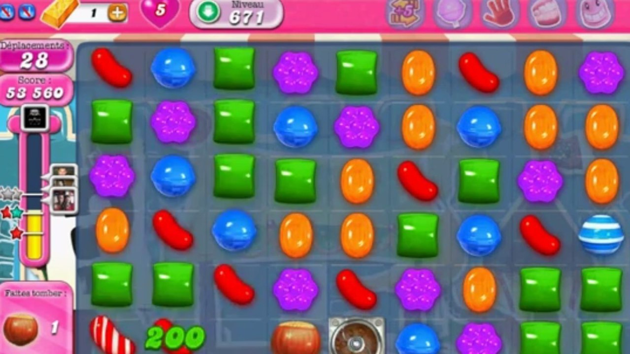 Candy Crush Saga Level 671: Lösung, Tipps und Tricks