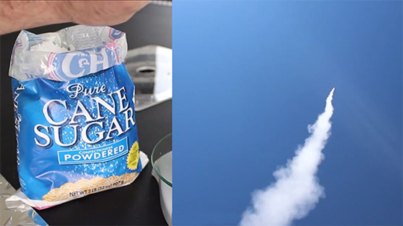 Comment fabriquer une fusée avec du sucre