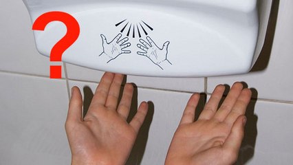 Voilà pourquoi vous devriez éviter d'utiliser les sèche-mains