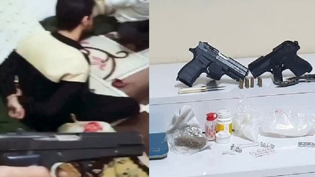 Uyuşturucu satıcıları silah zoruyla iki kişiyi rehin aldı, birde o anların videosunu çekti