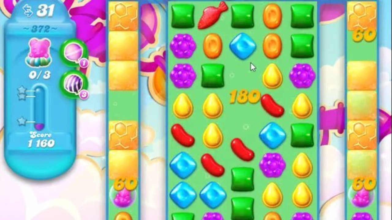 Candy Crush Soda Level 372: Lösung, Tipps und Tricks