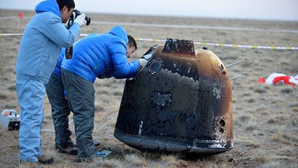 Après un tour de la Lune, la sonde spatiale chinoise Chang'e 5-T est de retour sur Terre