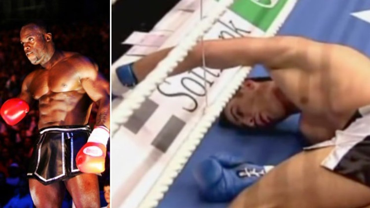 Melvin manhoef: der stäkste kinnhaken der geschichte durch den mike tyson des kickboxens