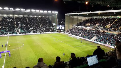 Pre-match atmosphere at Hibs v Hearts