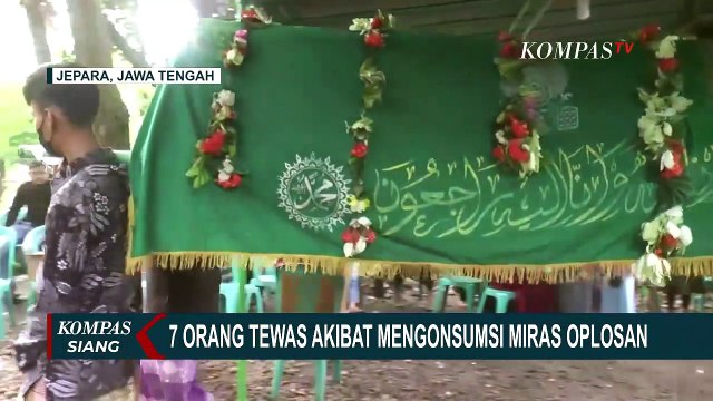 Tujuh Pemuda di Jepara Tewas Usai Minum Miras Oplosan, Sempat Keluhkan Nyeri di Dada