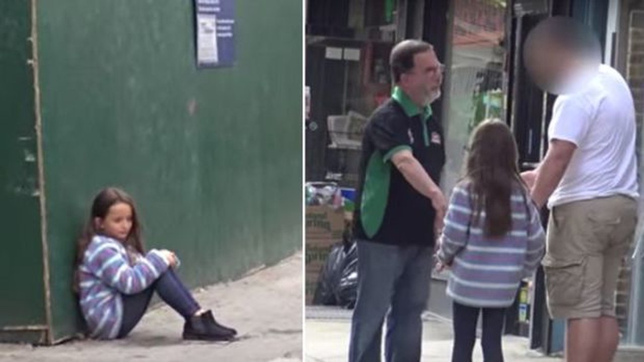 Soziales Experiment mit kleinem Mädchen endet beinahe in Drama