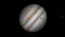 Hubble immortalise le passage très rare de trois lunes devant Jupiter