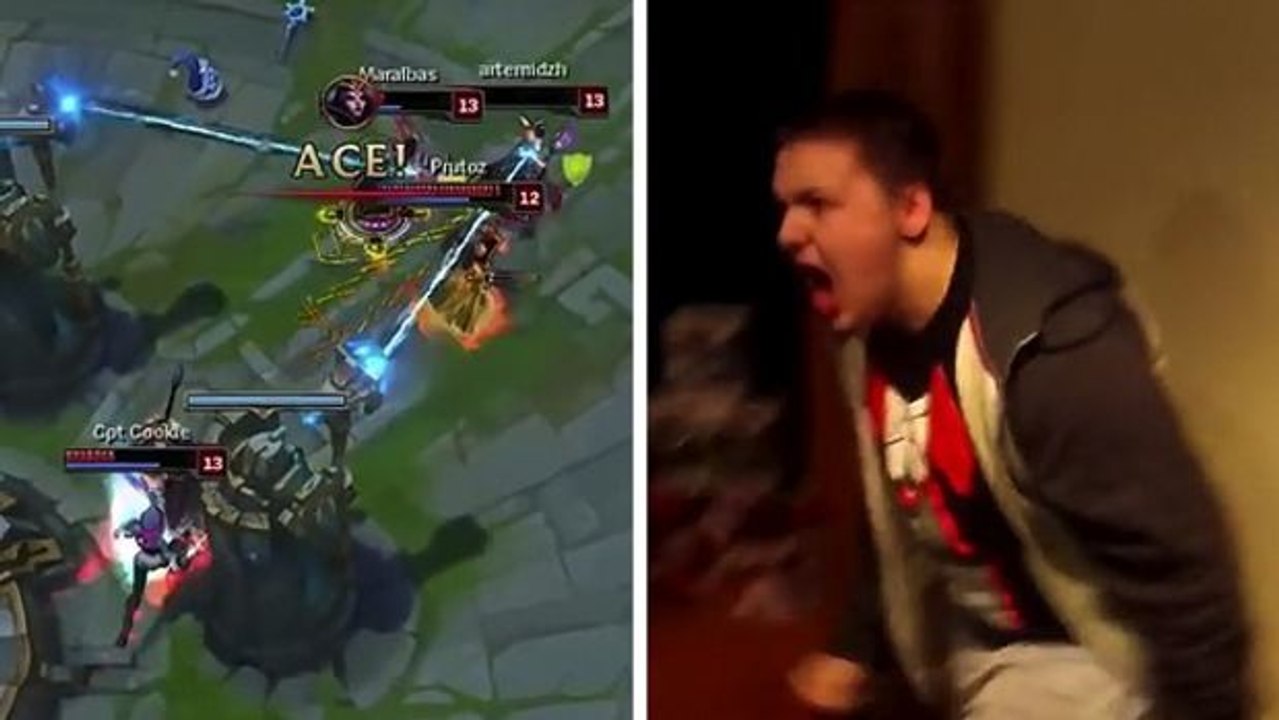 League of Legends: Die Reaktion eines Call of Duty Spielers, als man ihm seinen Pentakill vermasselt