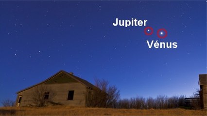 Observez ce soir l'incroyable rencontre de Vénus et Jupiter dans le ciel étoilé