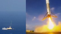 Space X dévoile des images spectaculaires de l'atterrissage raté de la fusée Falcon 9