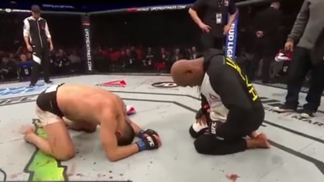 UFC: Anderson Silva und Michael Bisping schenken uns einen unglaublichen Moment gegenseitigen Respekts