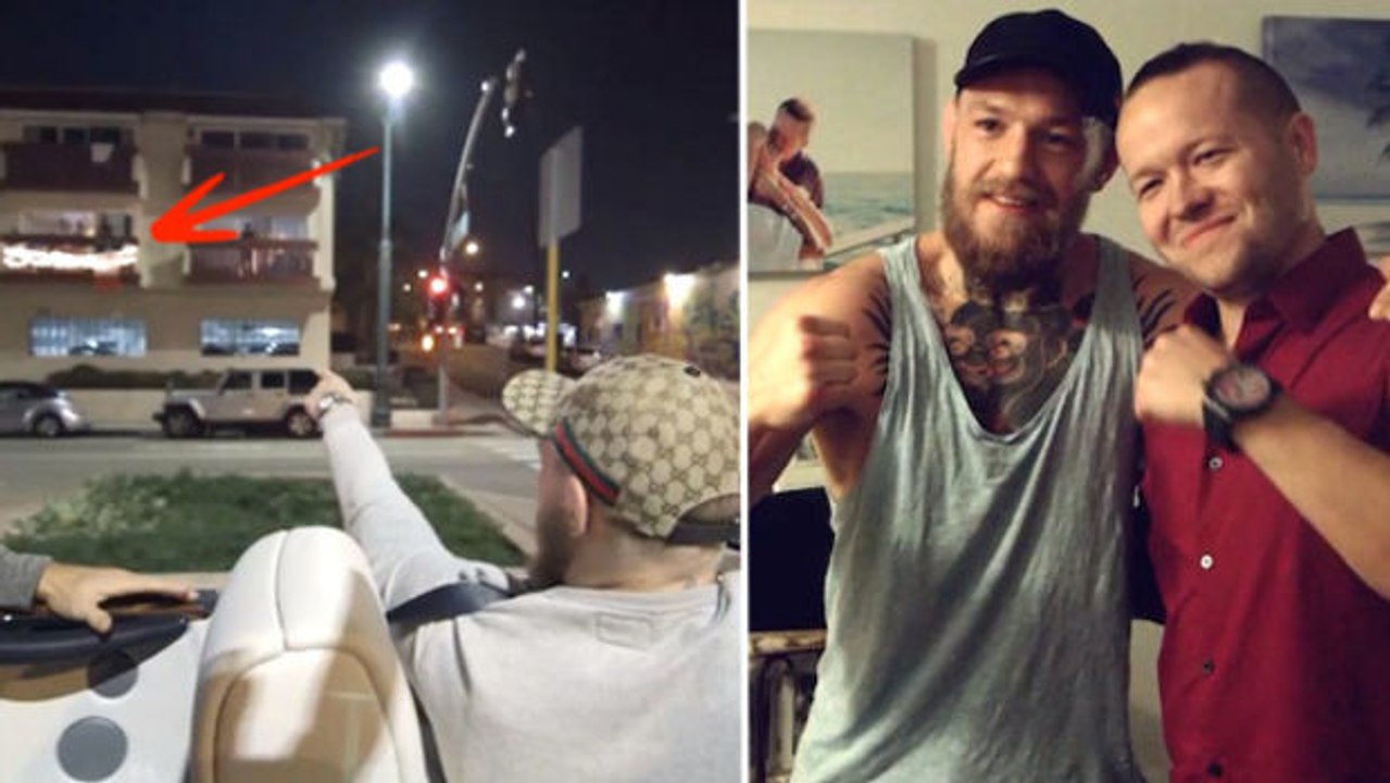 Conor McGregor überrascht einen Fan bei ihm zu Hause